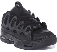 Osiris D3 2001 Suola Doppia Lacci da Skate Donna Trainer IN Nero Rosso EU 36-41