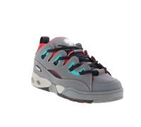 Osiris Men's D3 E Skate Shoe, Grey/Orange/Turquoise, 9