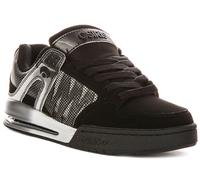 Osiris Pixel Tecnico Skate con Lacci Donna Trainer IN Nero Argento UK 6 - 11