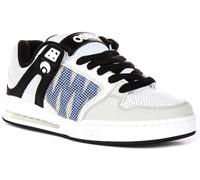 Osiris Pixel Tecnico Skate Lace Up Sneakers Da Uomo In Bianco E Nero UK 7 - 12