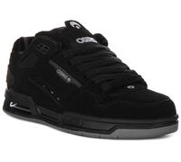 OSIRIS Scamosciato con Lacci Modellato Eva Uomo Sportivo Nero Grigio UK 6 - 12