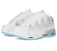 Osiris Scarpe da skate da uomo D3 2001, Bianco/Grigio/Azzurro, 37.5 EU