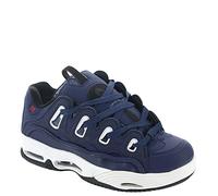 Osiris Scarpe da skate da uomo D3 2001, Blu navy/Rosso/Paisley, 47 EU