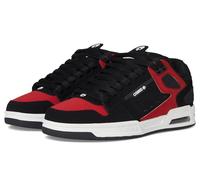 Osiris Scarpe da skate Peril da uomo, nero/bianco/rosso, 42.5 EU