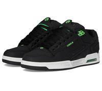 Osiris Scarpe da skate Peril da uomo, Nero/Nero/Verde, 44.5 EU