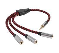 osiuujkw Cavo di prolunga splitter Chiarezza del suono per tutte le esigenze di ascolto Cuffie Cuffie Microfono Splitter Nessun mormorio corrente Cavo audio ausiliario