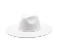 osiuujkw Elegante cappello da jazz a cilindro a Per tesa larga per uomo, donna e bambina, classico stile western, accessorio essenziale per la moda all'aperto, decorazione per
