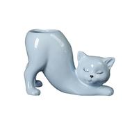 osiuujkw Idea Regalo Creativa per fioriera a Forma di Coda di Gatto, per Amanti dei Gatti e Bambini, per Aggiungere Divertimento e Fantasia alla Tutti i Giorni, Vaso per Piante a Forma Animale,