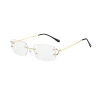 osiuujkw Occhiali da Sole da Donna con Montatura in Metallo ad Definizione Occhiali da Sole rettangolari Eleganti e Resistenti ai Raggi Occhiali da Sole da Donna 400, Bianco