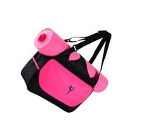 osiuujkw Robusta borsa per tappetino da yoga Ampia applicazione per tutte le attrezzature sportive Borse sportive per yoga Borsa sportiva in tessuto Aspetto alla moda, rosso rosato