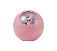 osiuujkw Umidificatore con funzione di luce notturna che cambia colore, interrompe automaticamente l'alimentazione e può essere utilizzato come luce notturna. Cartone animato, Rosa