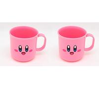 OSK Bicchiere in plastica Cup 200ml, Prodotto in Giappone, Kirby's Dream Land, Kirby Pink, Set di 2 Tazze C-1 PK