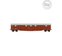 Oskar 4121 H0 1:87 - carro merci FS Tipo Gabs 31 logo TV e porte in legno di Epo