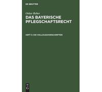 Oskar Reber Die Vollzugsvorschriften (Copertina rigida)