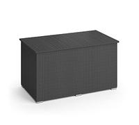 Oskar XXL Rattan Sintetico Box per Cuscini e Copripanche 950L Baule Antracite