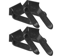 OSKOE 4 Pezzi Ferma Letto Tazze for Mobili Ferma Ruote for Mobili Tazze con rotelle for Mobili Tazze for Mobili Si Adatta a Tutti i Pavimenti Ruote di Divani Letti Sedie Previene i Graffi - Nero