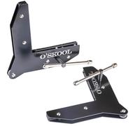 O'SKOOL Miter Max - Morsetto angolare per lavorazione del legno, realizzazione di involucri di finestre, rivestimenti per porte, progetti artigianali, confezione da 2