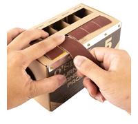 O'skool Rotolo di Carta Abrasiva, 5 pezzi Carta vetrata Varietà Pack con Dispenser 150, 240, 320, 400, 600 Grana for Legno Turner lavorazione del legno metallo di rettifica lucidatura