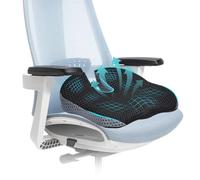 Oskuglin Cuscino Memory Foam Ergonomico per Sedia da Ufficio - Ortopedico per Coccige e Nervo Sciatico, Antidecubito con Base Antiscivolo - Ideale per Auto, Gaming, Sedia a Rotelle e Camion