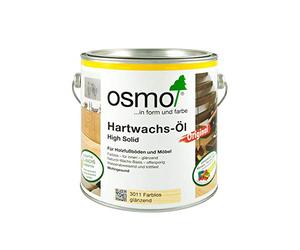 Osmo 3011D, secchio in olio Polyx di cera dura da 2,5 litri trasparente lucida (etichetta in tedesco)