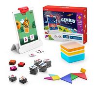 Osmo Genius Starter Kit per iPad + Famiglia Night7 Giochi di Apprendimento Educativo per Ortografia, Matematica e Altro età 6 - 10+ STEM Toy Base iPad Inclusa