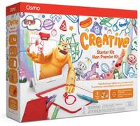 Osmo - Creative Starter Kit for iPad - 3 Educational Learning Games - Ages 5-10 - Drawing, Word Problems & Early Physics - STEM Toy Base Included
