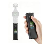 Osmo Pocket 4 Battery Handle, 2 pezzi, 20 W, ricarica rapida batteria accessori, compatibile con DJI Pocket 3/4 con display LCD a colori, velocità di ricarica e temperatura della batteria visibile