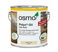 Osmo Polyx Olio di cera dura, colore 3062 trasparente opaco, 2,5 l