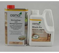 Osmo Spar Set di wisch-fix + CERA Cura e la pulizia Bianco 1l, per la pulizia e cura