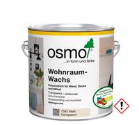 Osmo Vano Abitazione Cera Opaco Bianco Trasparente Inodore 750ml