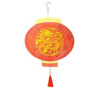 Osmond 12 Pollici Girandole da Giardino 3D con Drago Cinese per Decorare L'Area Esterna per Il Anno, Perfette per Appendere in Giardino o sul Patio, Realizzate con Grande Maestria