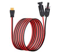 Osmond 12AWG 6M Hembra Cable de Extensión Conector Rápido para Auto RV Motocicleta Panel Solar Cable de Carga de la Batería