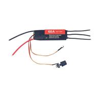 Osmond 2-6S 60A ESC Regolatore di Velocità Elettrico Brushless Unidirezionale con Avviamento Automatico per Ventola DIY