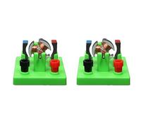 Osmond 2 Pezzi DIY Modello di Motore Elettrico DC Esperimento di Fisica Aiuti Educativi Giocattolo Studenti