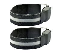 Osmond 2 Piezas de Pulseras de Seguridad para Correr de Noche con Luz LED para Deportes al AIRE Libre, Recargables por USB, Color Negro