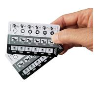 Osmond 2Pezzi Finder di Composizione per Fotografia DSLR con velocità 'Otturatore Triangolo di Esposizione modalità Manuale per Fotografi