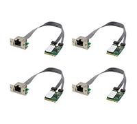 Osmond 4 x Scheda di rete Ethernet M.2A + E Key 2.5G Scheda di rete di controllo industriale RTL8125B Adattatore di rete PCI Express