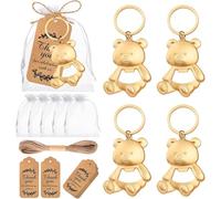 Osmond 50Pacchi Apribottiglie A Forma di Orso per Ospiti Apribottiglie A Forma di Orso per Decorazione di Compleanno Matrimonio Regalo di Ritorno Souvenir