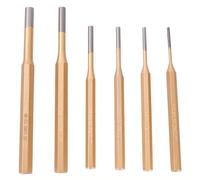 Osmond 6 Pezzi 3-8mm Punzone Cilindrico Scalpello Acciaio Legato Testa Centro Punzone Scalpello Percussione Punzone Ago Utensili Manuali