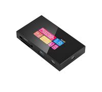 Osmond 8-in-One Smart Hub con Schermo Touch CFexpress Tipo A/Tipo B Display 4K 120Hz 10Gbps 100W PD per Fotocamere/Telefoni
