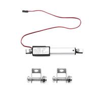 Osmond Actuador Lineal de Tipo Mini, de 2 Pulgadas, 60 13,5 Lb, Velocidad de 15 mm/S, Minimotor Eléctrico A Prueba de Agua, Actuador Lineal de 12 V
