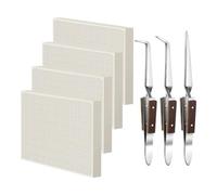 Osmond Blocchi di saldatura Kit di saldatura Gioielli a d'ape Pinzette di blocco inversa Piastra di saldatura per la realizzazione di strumenti Forniture di saldatura Pezzi di ricambio Accessori