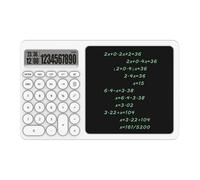 Osmond Calculadora con Pantalla LCD de 10 Dígitos, Calculadora Básica con Bloc de Notas de Escritura A Mano Borrable para Oficina y Escuela