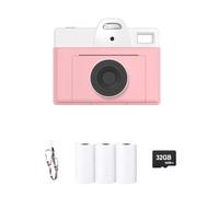 Osmond Cámara para Niños con Impresión Instantánea, Cámara de Impresión Térmica Digital para Niños, Cámara de Impresión de Fotografías Instantánea, Juguetes, Regalos para Niños y Niñas A