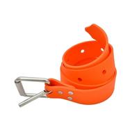 Osmond Cintura di Zavorra per Immersioni Subacquee in Silicone da 1, con Fibbia in Acciaio Inossidabile 316, Accessori per Attrezzatura Subacquea Arancione