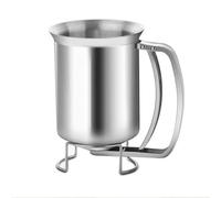 Osmond Dispenser di pasta in acciaio , imbuto per pasta di torta e frittelle, separatore di pasta, imbuto per palline di polpo