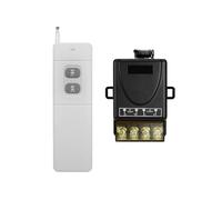 Osmond Interruptor de Control Remoto Inalámbrico de Encendido y Apagado de Alta Potencia de 30 A, Amplio Voltaje, Control Remoto RF433 de Larga Distancia de 1000 M