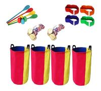 Osmond Juego de de Sacos de Patatas, Juego de de Sacos de Patatas, de 3 Piernas Adecuada para Adultos, Juego de Día para El Jardín de la Familia