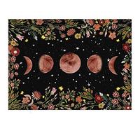Osmond Kit per Adulti, Diamond Dots Moonlit Moon Phase Circondati da e Fiori, per Decorazioni Murali Domestiche