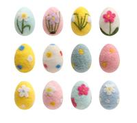 Osmond Kit per Decorazioni di Uova di Pasqua di Pasqua con Fiori Dipinti Corda Appesa per Mestieri Fai-da-Te